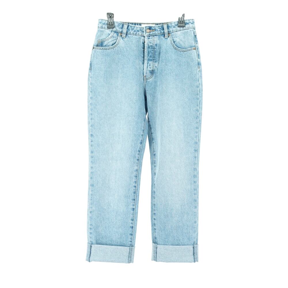 Rolla's Denim Jeans‎ SZ 27 Classic Straight Relaxed Cuffed Hem Quiet Luxery NWT